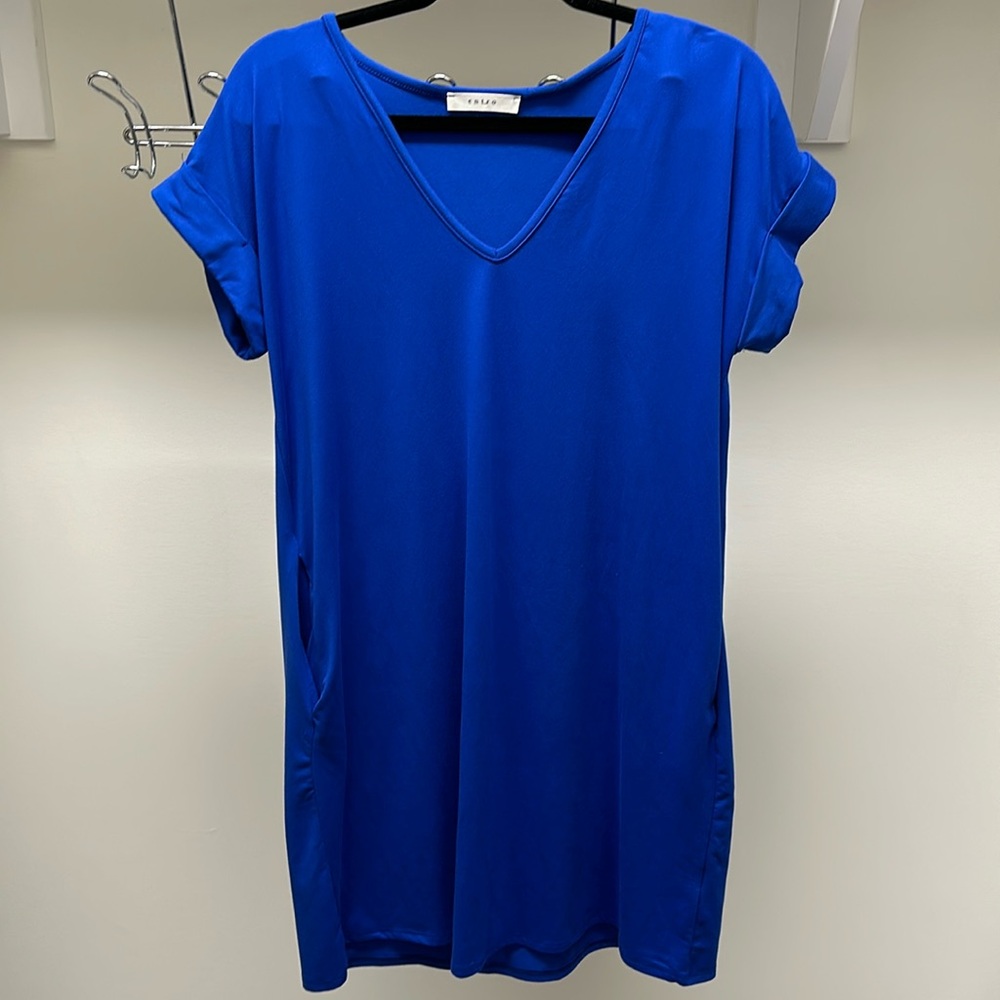 Royal blue dress
